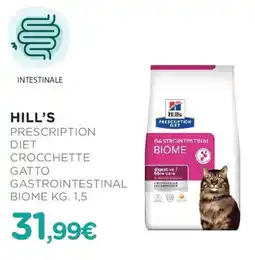 Arcaplanet Hill's prescription diet crocchette gatto gastrointestinal biome offerta