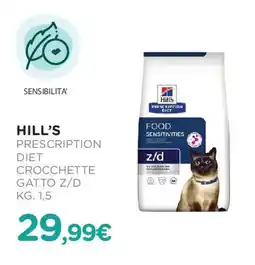 Arcaplanet Hill's prescription diet crocche Z/D tte gatto offerta
