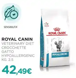 Arcaplanet Royal canin veterinary diet crocchette gatto hypoallergenic offerta