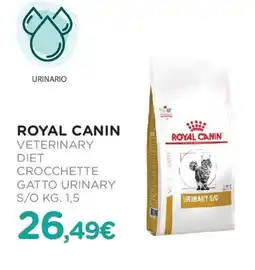 Arcaplanet Royal canin veterinary diet crocchette gatto urinary s/o offerta