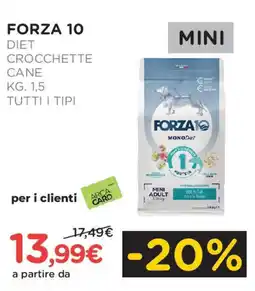 Arcaplanet Forza 10 diet crocchette cane offerta