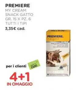 Arcaplanet Premiere my cream snack gatto tutti i tipi offerta