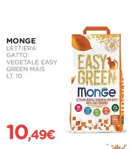 Arcaplanet Monge lettiera gatto vegetale easy green mais offerta