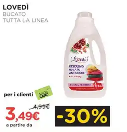 Arcaplanet Lovedì bucato tutta la linea offerta