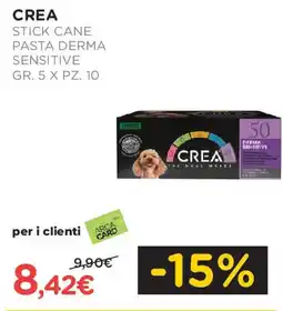 Arcaplanet Crea stick cane pasta derma sensitive offerta