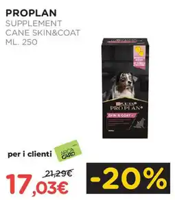 Arcaplanet Proplan supplement cane SKIN&COAT offerta