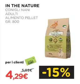 Arcaplanet In the nature conigli nani adulti alimento pellet offerta