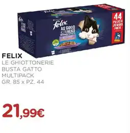 Arcaplanet Felix le ghiottonerie busta gatto multipack offerta