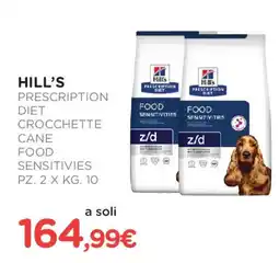 Arcaplanet Hill's prescription diet crocchette cane food sensitivities offerta