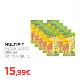 Arcaplanet Multifit snack gatto cream offerta