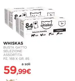 Arcaplanet Whiskas busta gatto selezione assortita offerta
