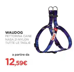 Arcaplanet Waudog pettorina cane nasa 21 nylon tutte le taglie offerta