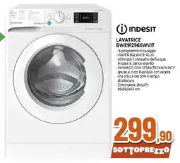 Extracoop indesit lavatrice BWE91296 XWVIT offerta
