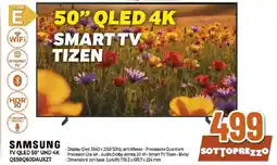 Extracoop Samsung tv qled 50" uhd 4k qe50q60dauxzt offerta