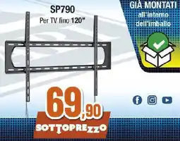 Extracoop SP790 Per TV fino 120" offerta