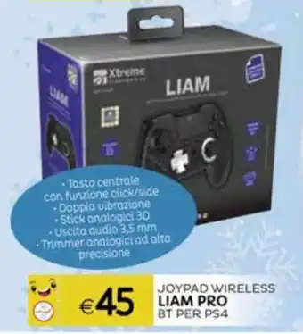 Liam Pro Joypad Wireless BT per PS4