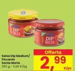 Interspar Salsa Dip Medium/ Piccante Santa Maria offerta