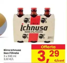 Interspar Birra Ichnusa Non Filtrata offerta