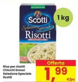 Interspar Riso per risotti Chicchi Grossi Selezione Speciale Scotti offerta