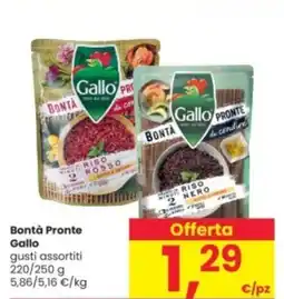 Interspar Bontà Pronte Gallo offerta