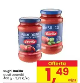 Interspar Sughi Barilla offerta