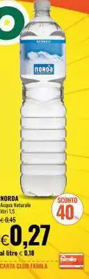 Famila NORDA Acqua Naturale offerta