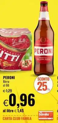 Famila PERONI offerta