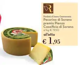 Conad Pecorino di Sorano premio Pienza Caseificio di Sorano offerta