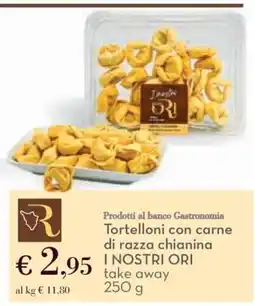 Conad Tortelloni con carne di razza chianina offerta