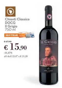 Conad Chianti Classico DOCG Il Grigio offerta