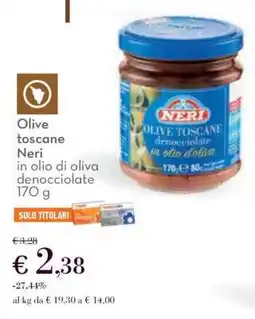 Conad Olive toscane Neri offerta