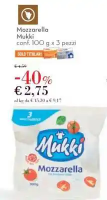 Conad MOZZARELLA MUKKI offerta