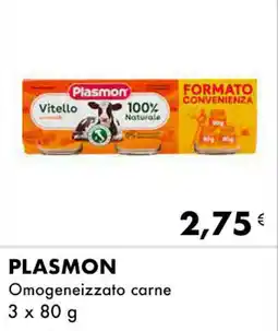 Iper Tosano PLASMON Omogeneizzato carne offerta