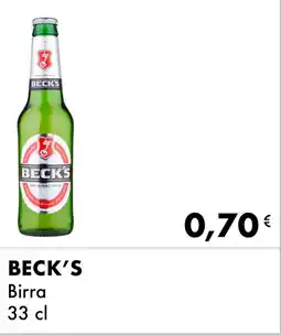 Iper Tosano BECK'S Birra offerta