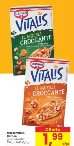 Interspar Müesli Vitalis Cameo offerta