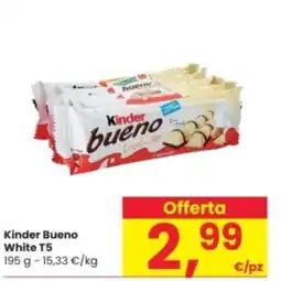 Interspar Kinder Bueno White T5 offerta
