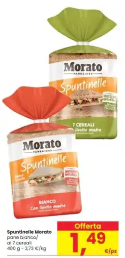 Interspar Spuntinelle Morato pane bianco/ ai 7 cereali offerta