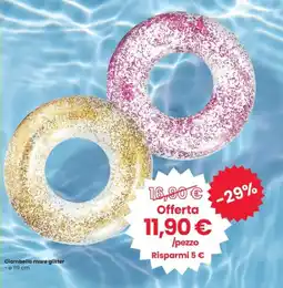 Interspar Ciambella mare glitter offerta