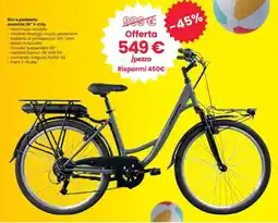 Interspar Bici a pedalata assistita 26" E-City offerta