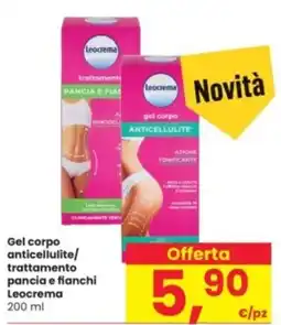 Interspar Gel corpo anticellulite/ trattamento pancia e fianchi Leocrema offerta