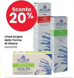 Interspar Linea Acqua delle Terme di Abano offerta