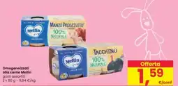 Interspar Omogeneizzati alla carne Mellin offerta