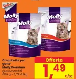 Interspar Crocchette per gatto Molly Premium offerta