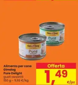Interspar Alimento per cane Gimdog Pure Delight offerta
