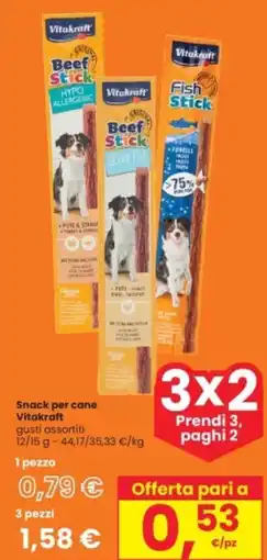 Interspar Snack per cane Vitakraft offerta