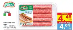 Interspar Salsiccia di pollo Fileni offerta