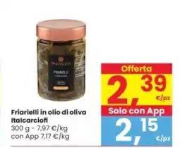 Interspar Friarielli in olio di oliva Italcarciofi offerta