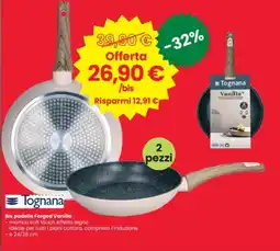 Interspar Tognana Bis padelle Forged Vanilla offerta
