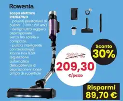 Interspar Rowenta Scopa elettrica RH2037WO offerta