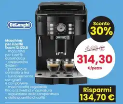 Interspar DeLonghi Macchina per il caffè Ecam 12.123.B offerta